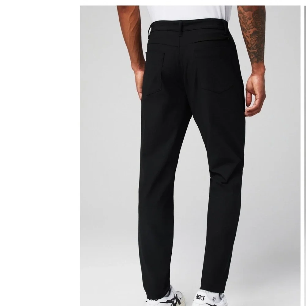 Fabletics Mens The Don 5 Pocket Pant Onyx Black Size 32x32‎ New With Tags